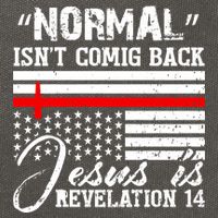 Normal Isn't Coming Back But Jesus Is Revelation Cotton Canvas Backpack