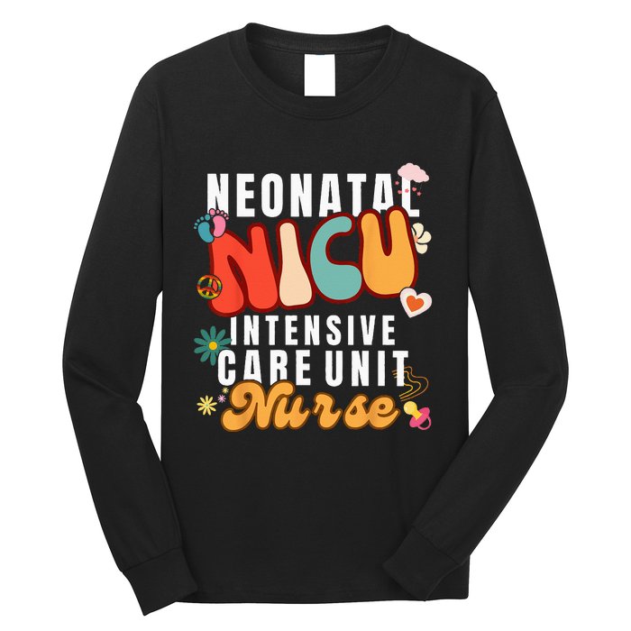 Neonatal Intensive Care Unit NICU Nurse For NICU Nurse Squad Long Sleeve Shirt