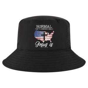 Normal Isn't Coming Back But Jesus Is Revelation 14 Cool Comfort Performance Bucket Hat