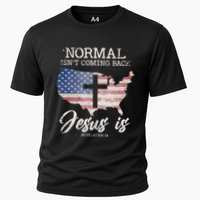 Normal Isn't Coming Back But Jesus Is Revelation 14 Cooling Performance Crew T-Shirt