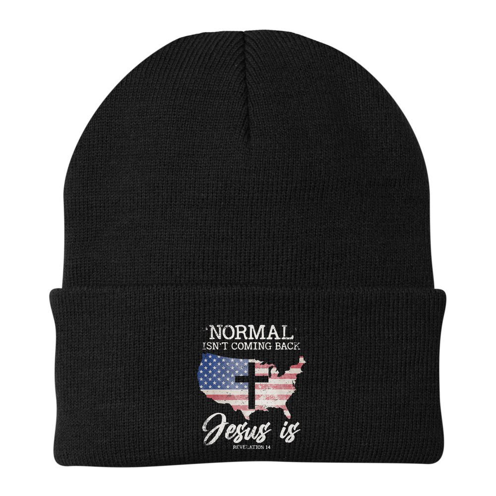 Normal Isn't Coming Back But Jesus Is Revelation 14 Beanie