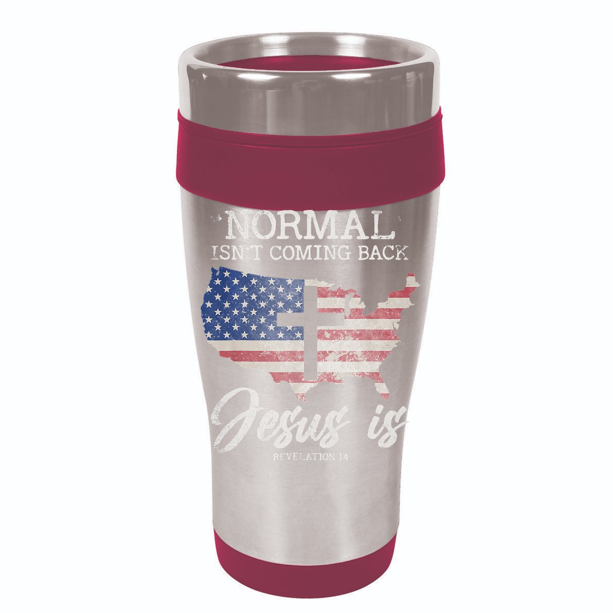 Normal Isn't Coming Back But Jesus Is Revelation 14 Mesh Reversible Basketball Jersey Tank