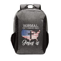 Normal Isn't Coming Back But Jesus Is Revelation 14 Vector Backpack