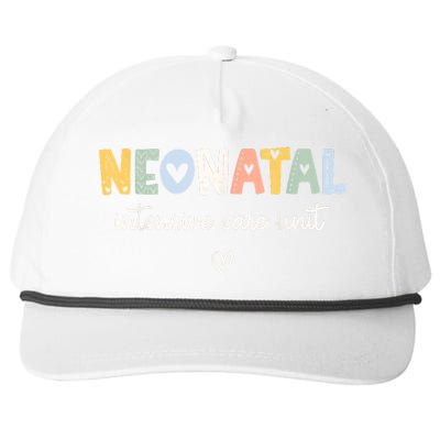 Neonatal Intensive Care Unit NICU Nurse Snapback Five-Panel Rope Hat