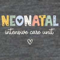 Neonatal Intensive Care Unit NICU Nurse 7 Panel Mesh Trucker Snapback Hat