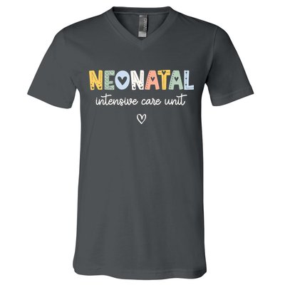 Neonatal Intensive Care Unit NICU Nurse V-Neck T-Shirt