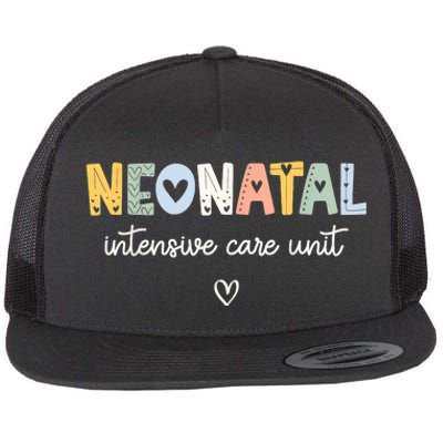 Neonatal Intensive Care Unit NICU Nurse Flat Bill Trucker Hat