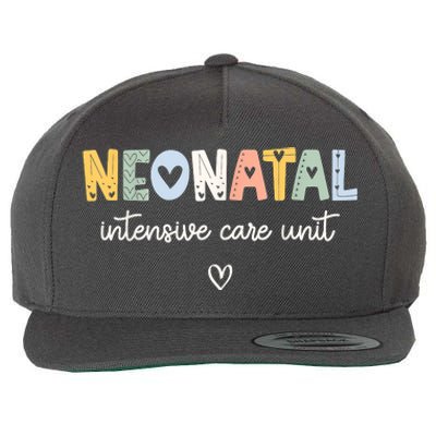 Neonatal Intensive Care Unit NICU Nurse Wool Snapback Cap