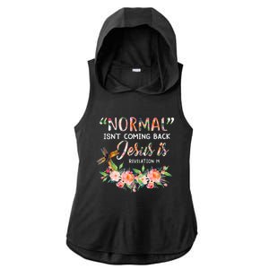 Normal Isn't Coming Back Jesus Is Revelation 14 Easter Day Ladies PosiCharge Tri-Blend Wicking Draft Hoodie Tank