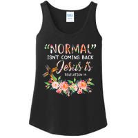 Normal Isn't Coming Back Jesus Is Revelation 14 Easter Day Ladies Essential Tank