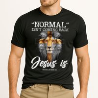 Normal Isnt Coming Back But Jesus Is Cross Christian Performance Shirt