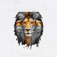 Normal Isnt Coming Back But Jesus Is Cross Christian Garment-Dyed Sweatshirt