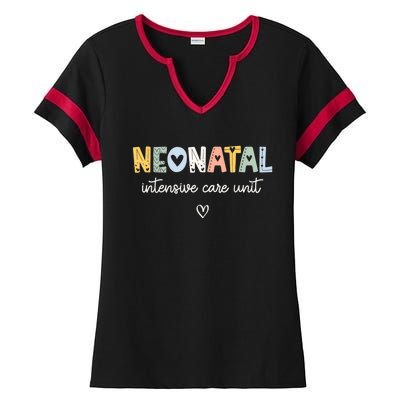 Neonatal Intensive Care Unit NICU Nurse Ladies Halftime Notch Neck Tee