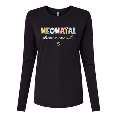 Neonatal Intensive Care Unit NICU Nurse Womens Cotton Relaxed Long Sleeve T-Shirt