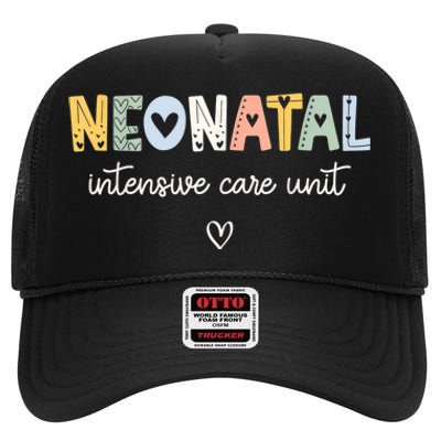 Neonatal Intensive Care Unit NICU Nurse High Crown Mesh Back Trucker Hat