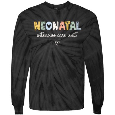 Neonatal Intensive Care Unit NICU Nurse Tie-Dye Long Sleeve Shirt