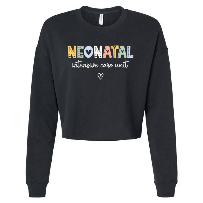 Neonatal Intensive Care Unit NICU Nurse Cropped Pullover Crew