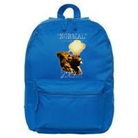 Normal Isnt Coming Back But Jesus Is Cross Christian Easter 16 in Basic Backpack