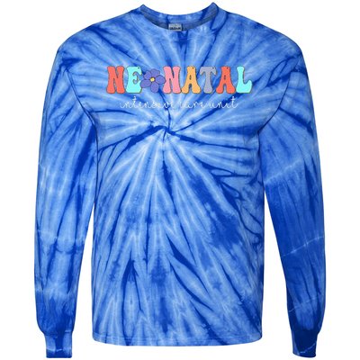 Neonatal Intensive Care Unit NICU Nurse Appreciation Tie-Dye Long Sleeve Shirt