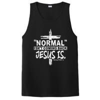 Normal Isn't Coming Back But Jesus Is Revelation Cross PosiCharge Competitor Tank