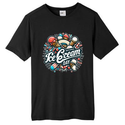 National Ice Cream Day Gift Tall Fusion ChromaSoft Performance T-Shirt