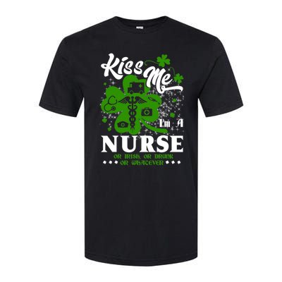 Nurse Irish Cool Gift St Patricks Day Me Im A Nurse Meaningful Gift Softstyle® CVC T-Shirt