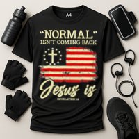 Normal Isn't Coming Back But Jesus Is Revelation 14 Costume Cooling Performance Crew T-Shirt