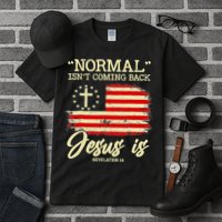 Normal Isn't Coming Back But Jesus Is Revelation 14 Costume Tall T-Shirt