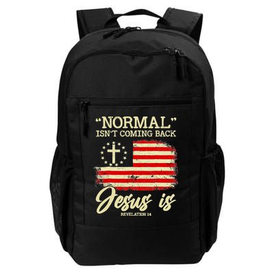 Normal Isn't Coming Back But Jesus Is Revelation 14 Costume Backpack