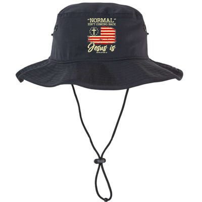 Normal Isn't Coming Back But Jesus Is Revelation 14 Costume Bucket Hat