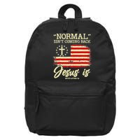 Normal Isn't Coming Back But Jesus Is Revelation 14 Costume 16 in Basic Backpack