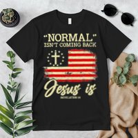 Normal Isn't Coming Back But Jesus Is Revelation 14 Costume Premium T-Shirt
