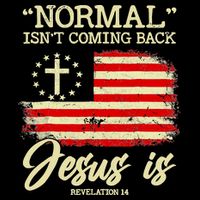 Normal Isn't Coming Back But Jesus Is Revelation 14 Costume Baby Bodysuit