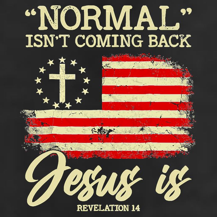 Normal Isn't Coming Back But Jesus Is Revelation 14 Costume Golf Towel
