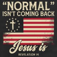 Normal Isnt Coming Back Jesus Is Christian Golf Towel