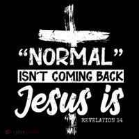 Normal Isn't Coming Back Jesus Is Mesh Reversible Basketball Jersey Tank