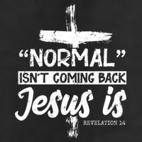 Normal Isn't Coming Back Jesus Is Tumbler