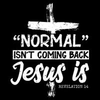 Normal Isn't Coming Back Jesus Is Crop Top
