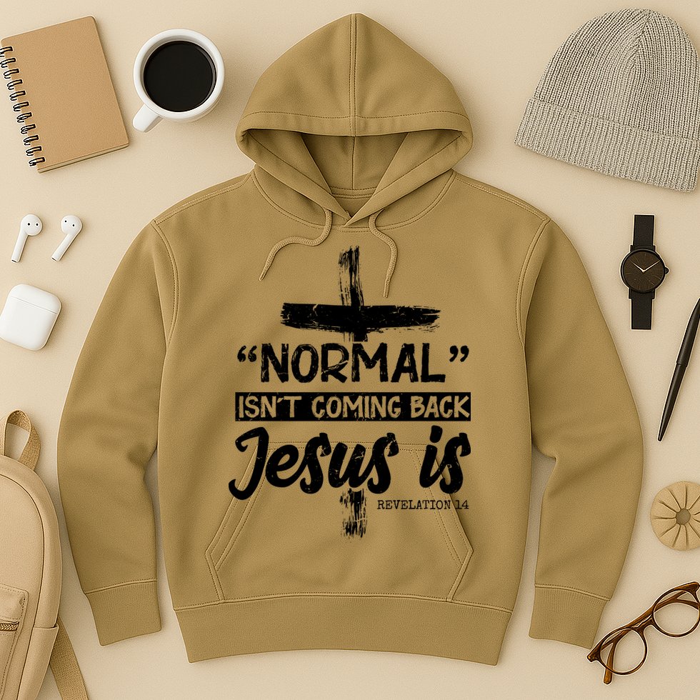 Normal Isn't Coming Back Jesus Is Hoodie