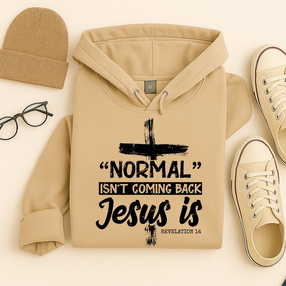 Normal Isn't Coming Back Jesus Is Hoodie