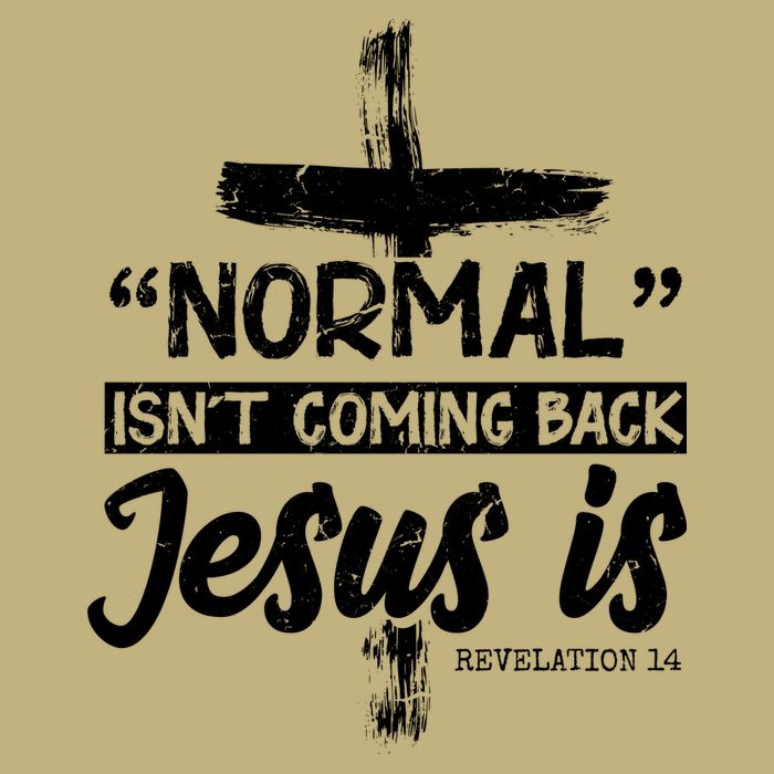 Normal Isn't Coming Back Jesus Is T-Shirt