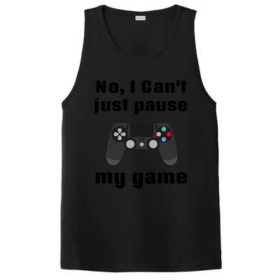 No I Cant Just Pause My Game Video Game Controller Gift PosiCharge Competitor Tank