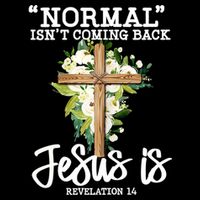 Normal Isn't Coming Back But Jesus Is Cross Christian Cooling Performance Crew T-Shirt