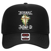 Normal Isn't Coming Back But Jesus Is Cross Christian Hat