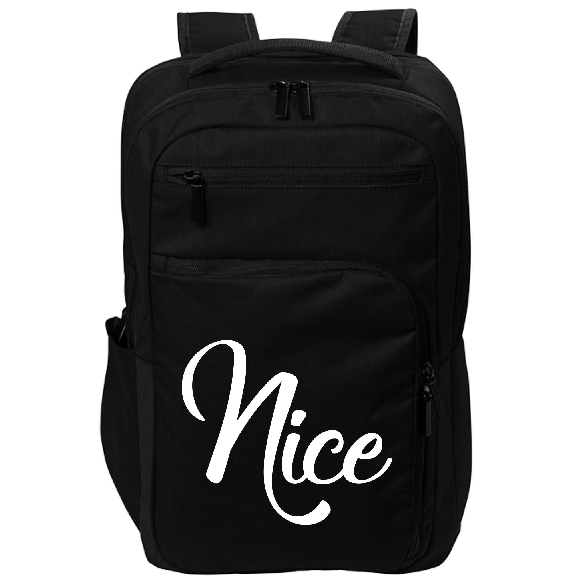 Nice Christmas Couples Naughty and Nice Impact Tech Backpack