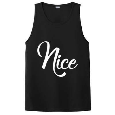 Nice Christmas Couples Naughty and Nice PosiCharge Competitor Tank