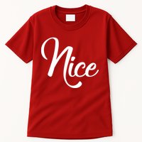Nice Christmas Couples Naughty and Nice Tall T-Shirt