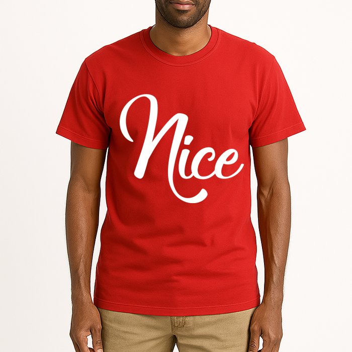 Nice Christmas Couples Naughty and Nice Tall T-Shirt