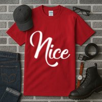 Nice Christmas Couples Naughty and Nice Tall T-Shirt