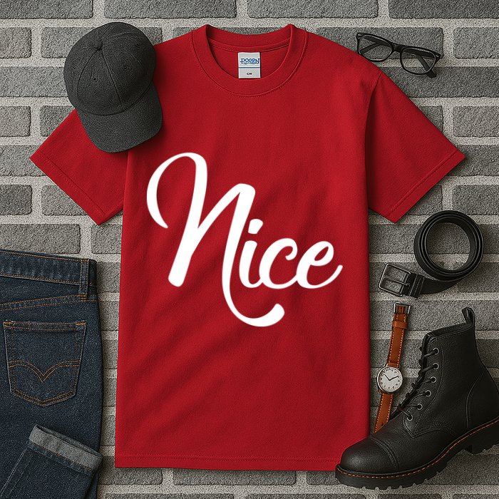 Nice Christmas Couples Naughty and Nice Tall T-Shirt